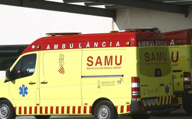 Dos heridos en un accidente que obliga a cortar San Vicente Mártir en Valencia