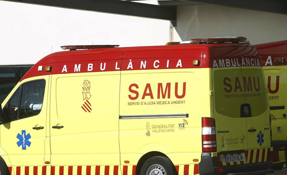 Dos heridos en un accidente que obliga a cortar San Vicente Mártir en Valencia