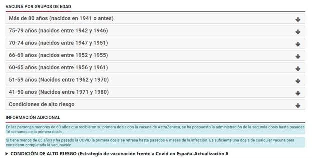 ¿Cuándo me toca vacunarme?: consulta el calendario actualizado por edades en la Comunitat Valenciana