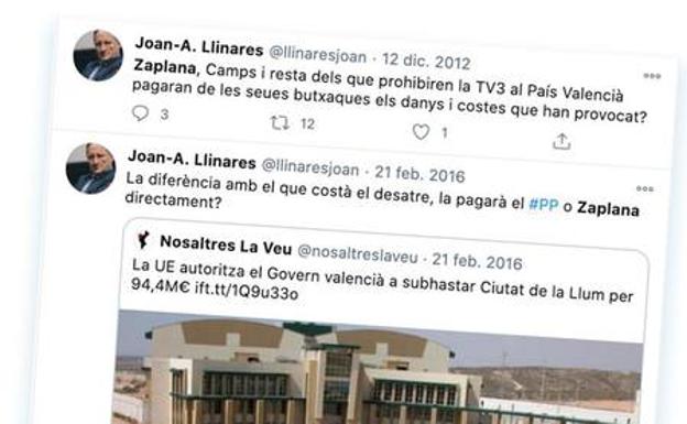 La locuacidad en redes del jefe de Antifraude amenaza su pericial contra Zaplana