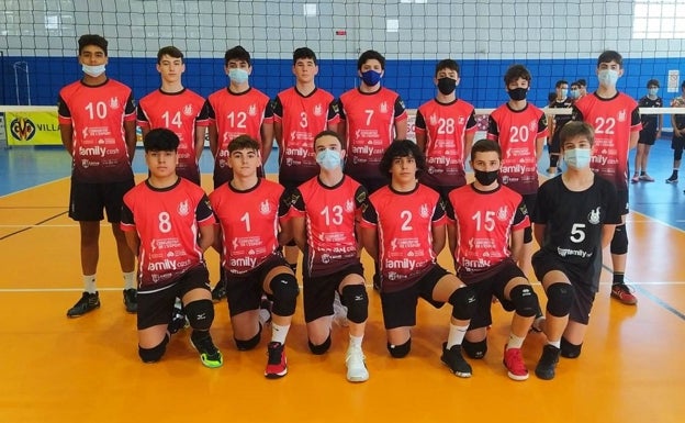 Medalla de bronce autonómica y clasificación para el Campeonato de España para el Xàtiva Voleibol cadete