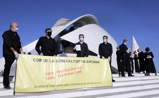 Nueva protesta del Cor de la Generalitat