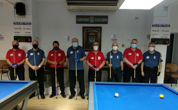 El Club de l'Alcúdia gana la liga de billar a tres bandas