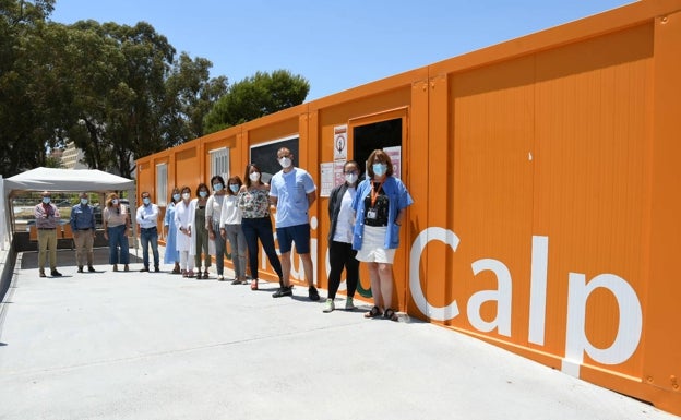 El consultorio de verano de la playa de la Fossa de Calp funcionará hasta el 26 de septiembre