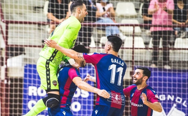 El Levante FS, a un paso de su primera final y de la Champions