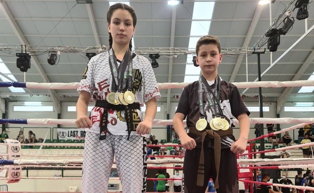 Los hermanos Paula y Luis Valdés arrasan en Badajoz