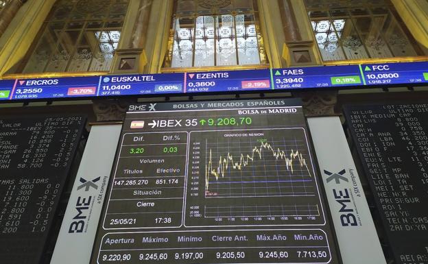 Las renovables acercan al Ibex a los 9.300 puntos en máximos anuales