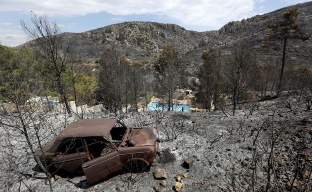 Un lustro del incendio de Carcaixent