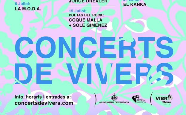 Conciertos de Viveros de la Feria de Julio 2021: Cartel, artistas, horarios y entradas