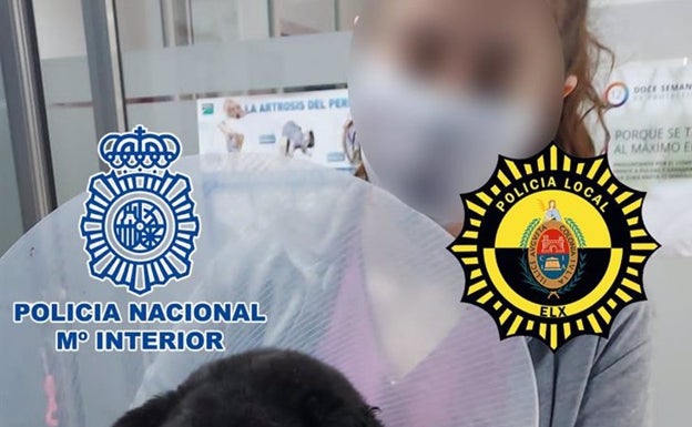 Detenido en Elche por maltratar a una perra de tres meses y dejarle secuelas graves
