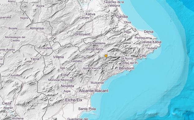 Alcoleja registra un terremoto de 2,9 grados de magnitud