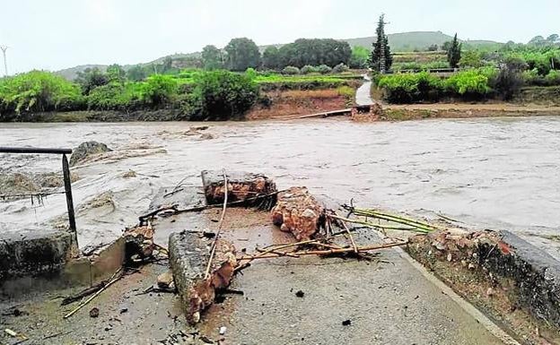 Aielo de Malferit reconstruirá el Pont d'Allà Baix que fue destruido por la Dana de 2019