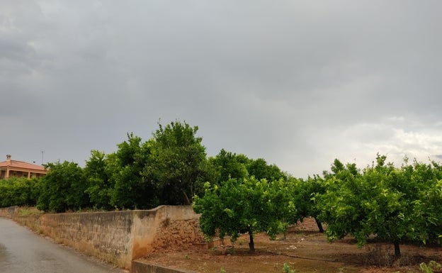 Chubascos y descenso de las temperaturas en Alzira