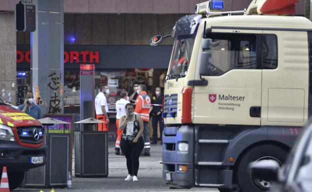 Varios muertos y heridos en un ataque con cuchillo en la ciudad alemana de Wurzburgo