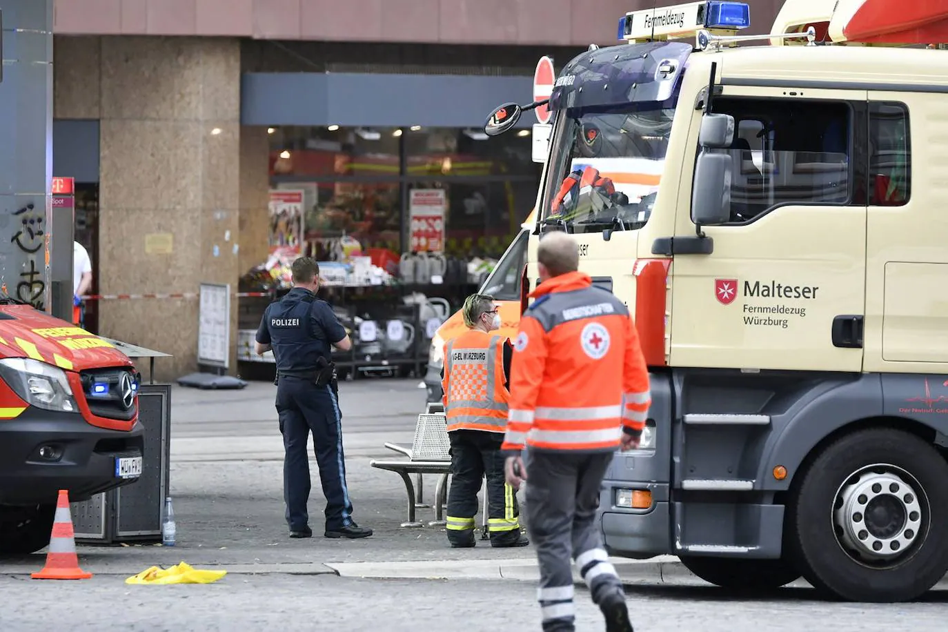 Varios muertos y heridos en un ataque con cuchillo en la ciudad alemana de Wurzburgo