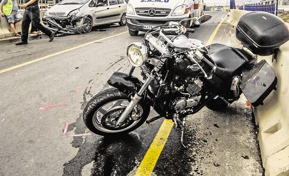 La mortalidad de motoristas en carretera se dispara y supone ya la mitad de los fallecidos