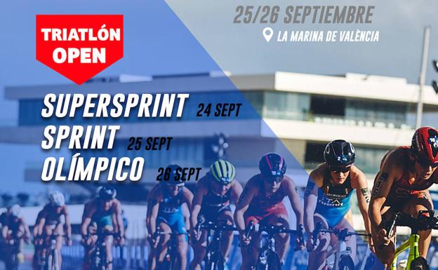 El Triatlón de Valencia contará con prueba popular