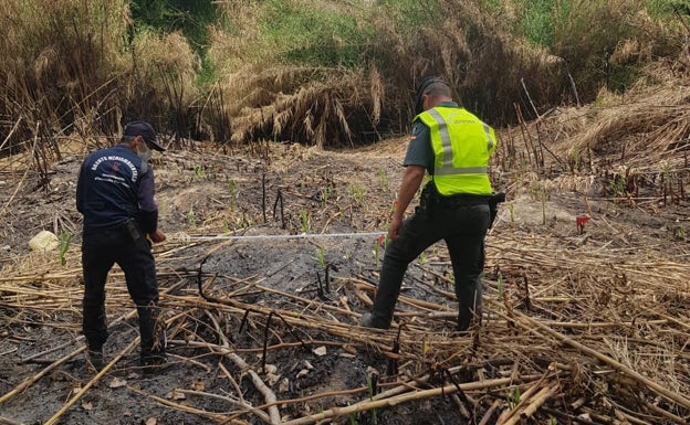 La Guardia Civil investiga a dos hombres como presuntos autores de diferentes incendios en Genovés