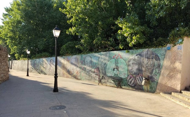 El futuro parque del Batà de Muro mantendrá una reproducción de su mural