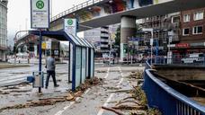 El temporal de Alemania, en imágenes