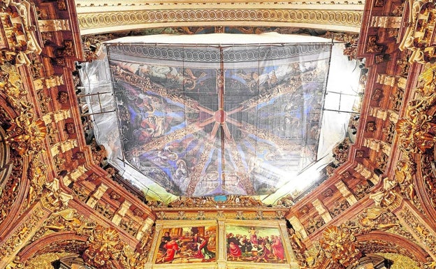 Cirugía de altura para los ángeles músicos de la Catedral de Valencia