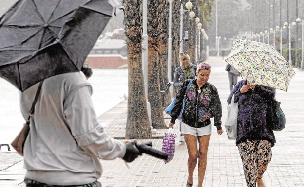 Cuánto ha llovido este lunes en Alicante