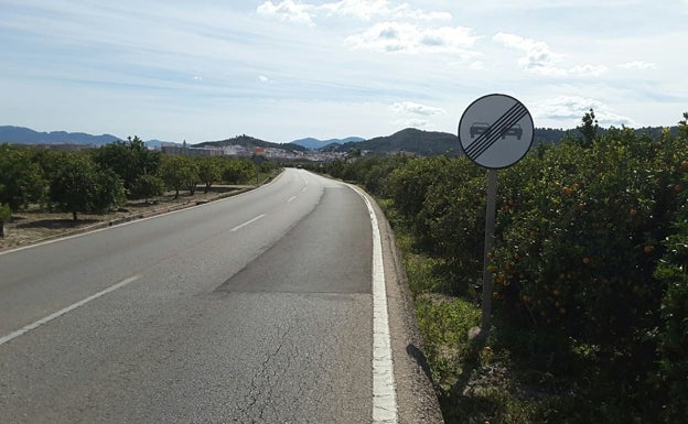 La ampliación de la carretera entre Oliva y Piles arranca con 1,7 millones tras doce años de espera