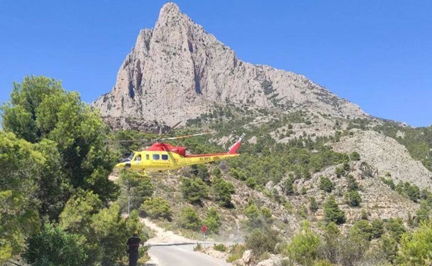 Una joven de 17 años, rescatada tras sufrir un accidente mientras escalaba en el Puig Campana