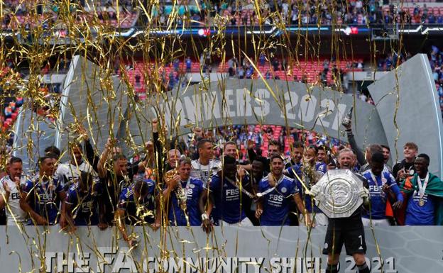 El Leicester le arrebata la Community Shield a Guardiola