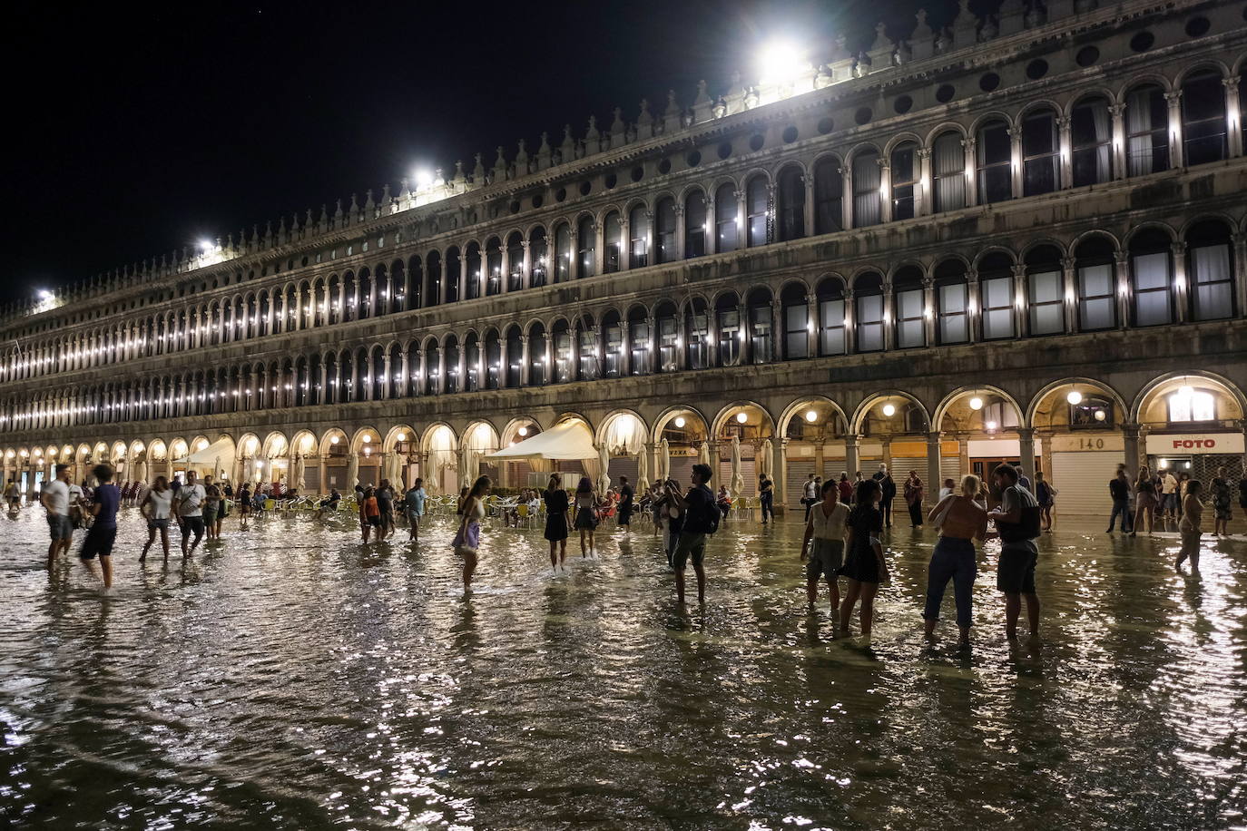 'Acqua alta' en Venecia