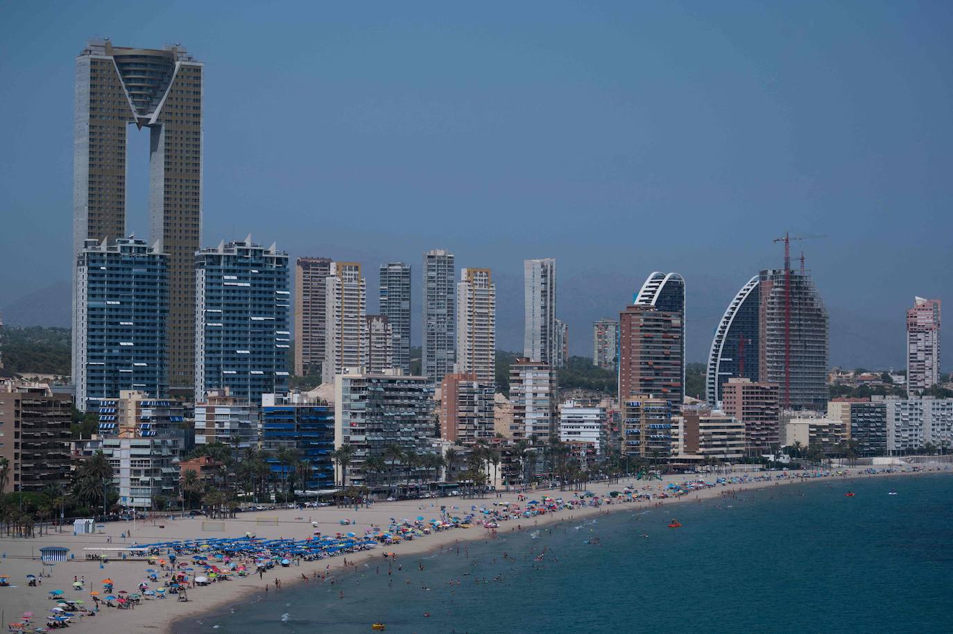 Así está Benidorm en agosto