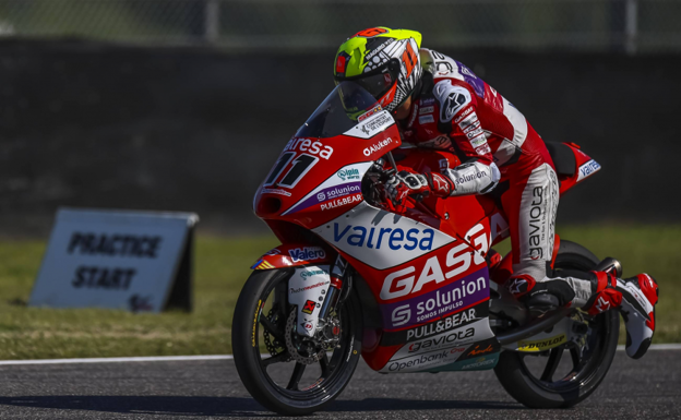 El valenciano Sergio García aspira en Gran Bretaña a acechar el liderato de Moto3