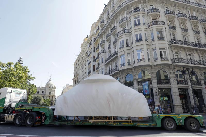 Llega la falla municipal a la plaza del Ayuntamiento