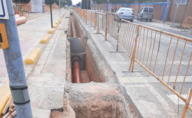 Almussafes instala un nuevo colector para dar servicio a las instalaciones de la zona norte