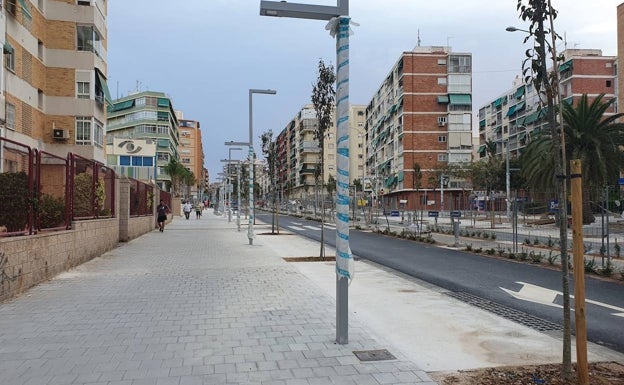 La avenida Padre Esplá abre un carril al tráfico después de ocho meses de obras