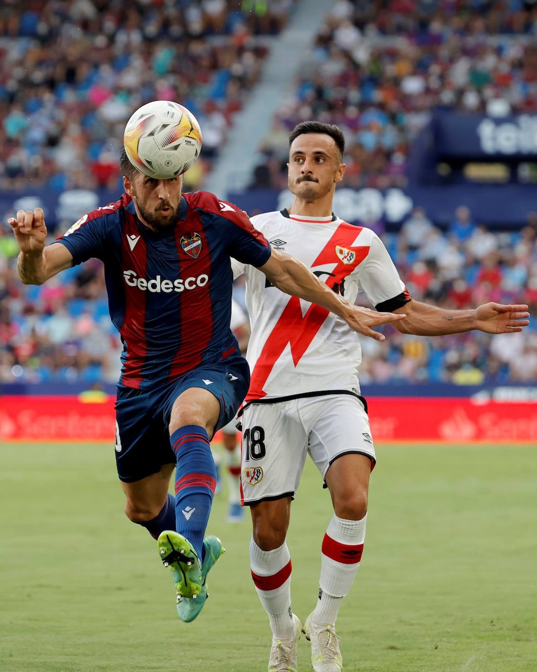 Las mejores imágenes del Levante UD-Rayo Vallecano