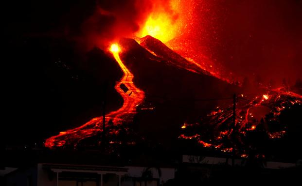 La erupción del volcán Cumbre Vieja, en imágenes