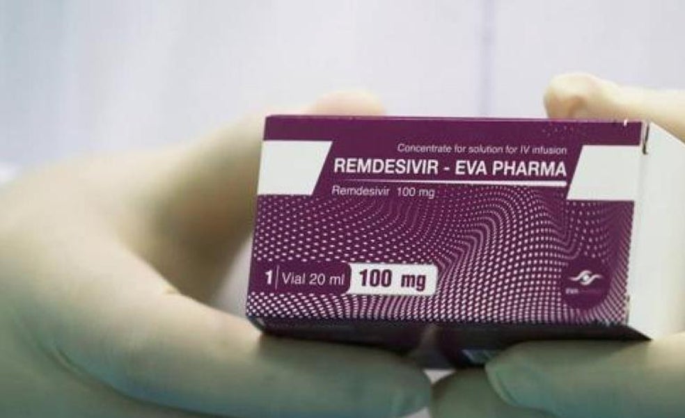 Remdesivir reduce un 87 % el riesgo de ingreso y muerte por covid
