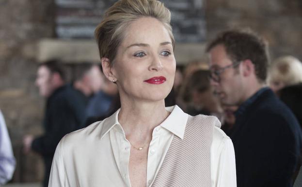 Sharon Stone, fan del artista Manolo Valdés