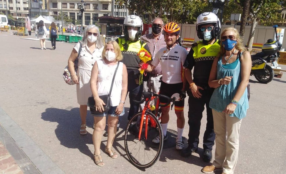 «Pedaleo por cada víctima del terror»
