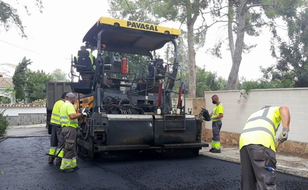 L'Eliana invierte más de 732.000 en asfaltar sus calles