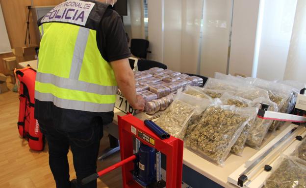 Desmantelan en Valencia una organización que traficaba con marihuana y hachís