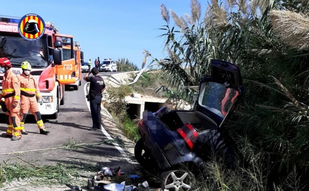 Muere un hombre en Xeresa en un accidente de tráfico