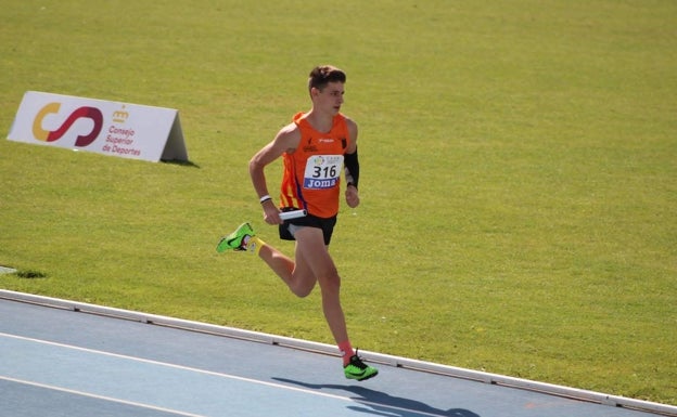 Damià Puigcerver, subcampeón de España Sub 16 en los 300 metros