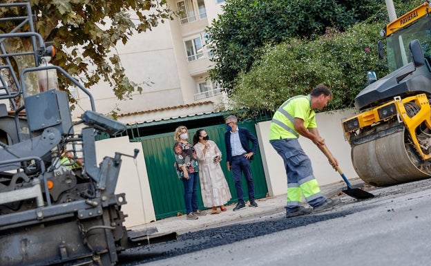 L'Alfàs del Pi inicia los trabajos de pavimentación del Camí Vell d'Altea