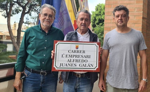 Albal dedica una calle al pionero en la industria tapicera, Alfredo Juanes Galán