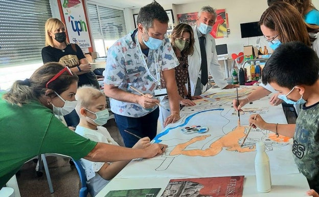 El Hospital General recupera la presencialidad de actividades lúdicas para niños ingresados