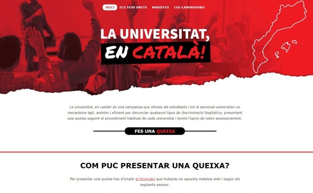 Independentistas crean una web para controlar la lengua que utiliza el profesorado