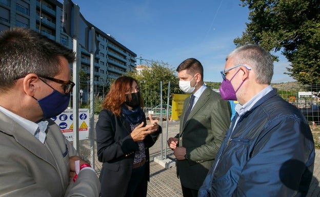 Cortes de tráfico en Blasco Ibáñez de Gandia por las obras de la línea de alta tensión