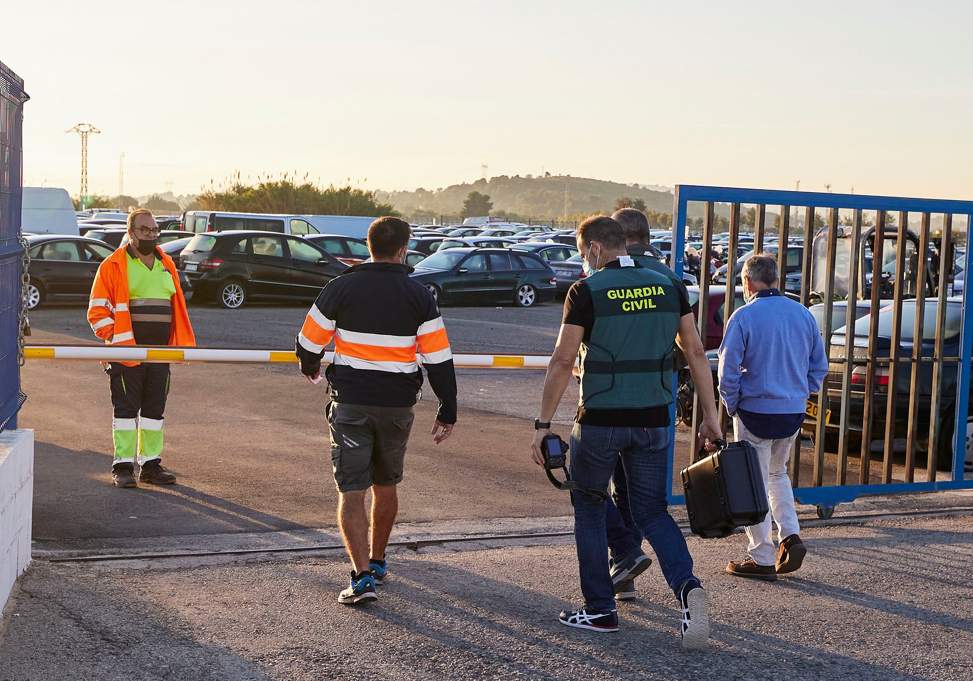 Así fue el traslado del coche de Miguel Ricart
